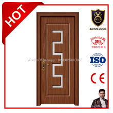 Swing Opening Style Wooden Internal Washroom Doors Designs